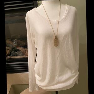 Aritzia Babaton linen sweater